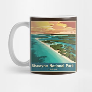 Retro Biscayne National Park Mug